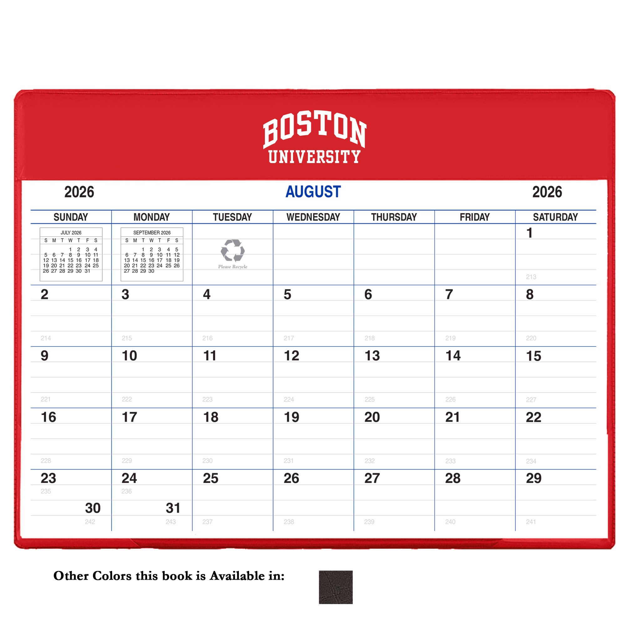 Payne '26-'27 Imprinted Academic Calendar Pad