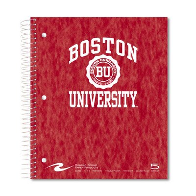 5 subject 11" x 9" Imprinted Notebook 180 sheets