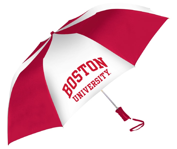 Boston University Terriers "The Sport" 2-Tone Emblematic Umbrella Automatic Folding 48" Coverage