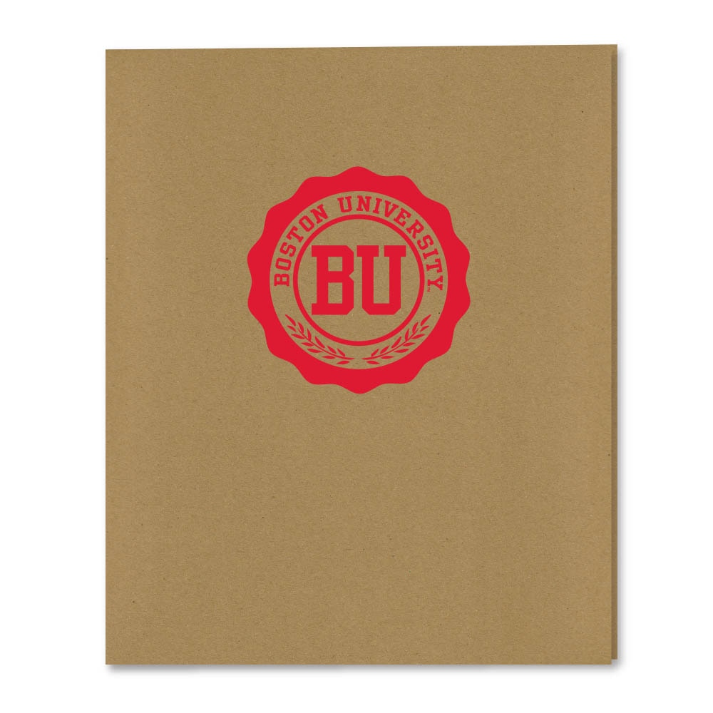 Recycled Emblematic Kraft 2 Pocket Folder