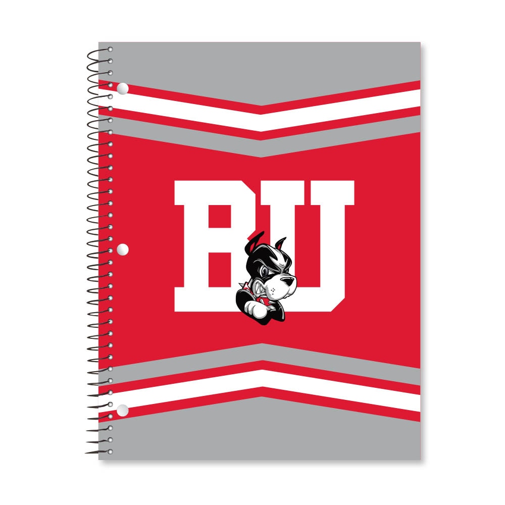 Digi Color Warp 1 Subject 11"x8.5" 70 Count College Ruled Spiral Notebook