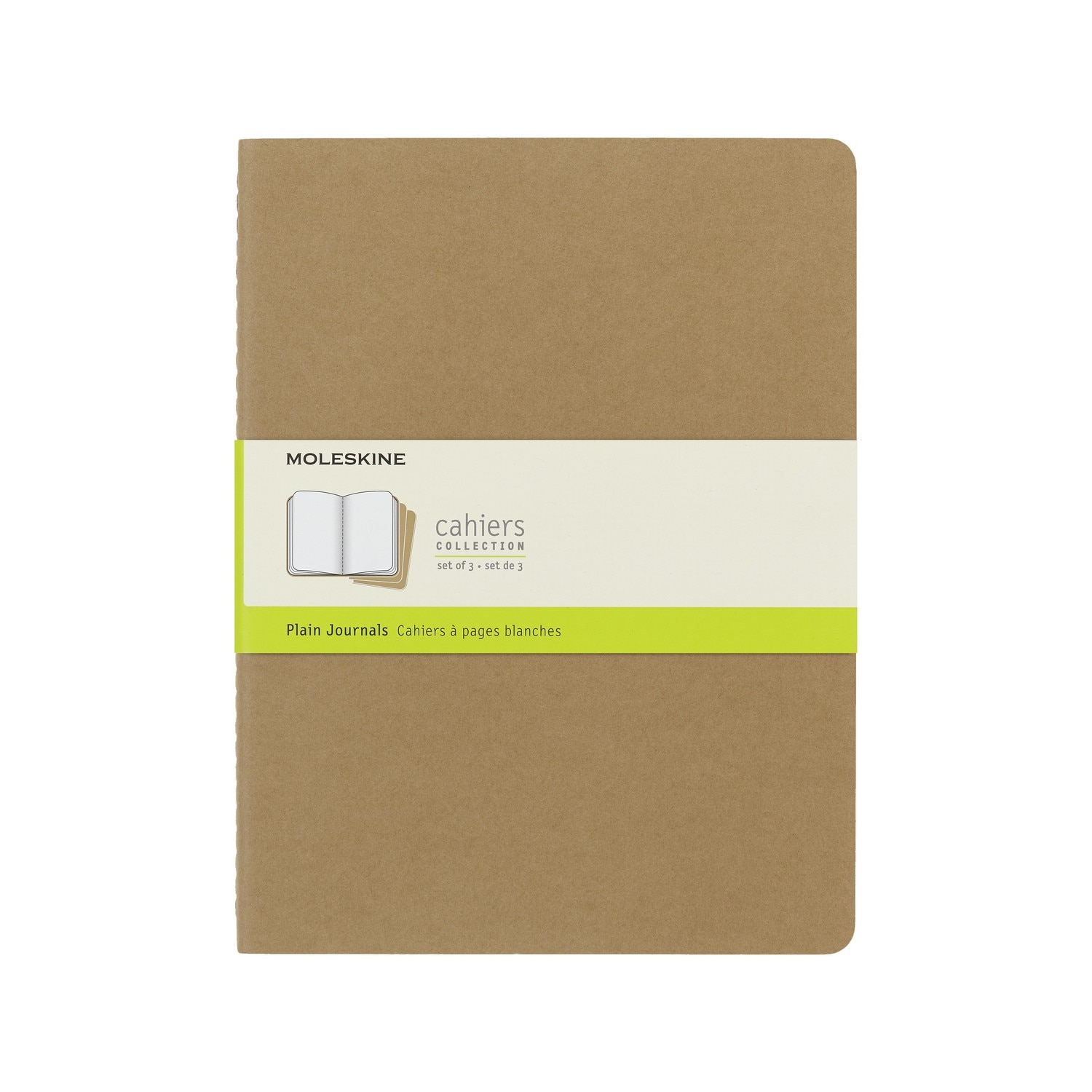 Moleskine Cahier Journal (Set of 3) Plain Soft Cover