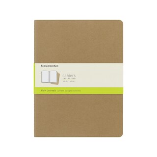 Moleskine Cahier Journal (Set of 3)Pocket Plain Black Soft Cover
