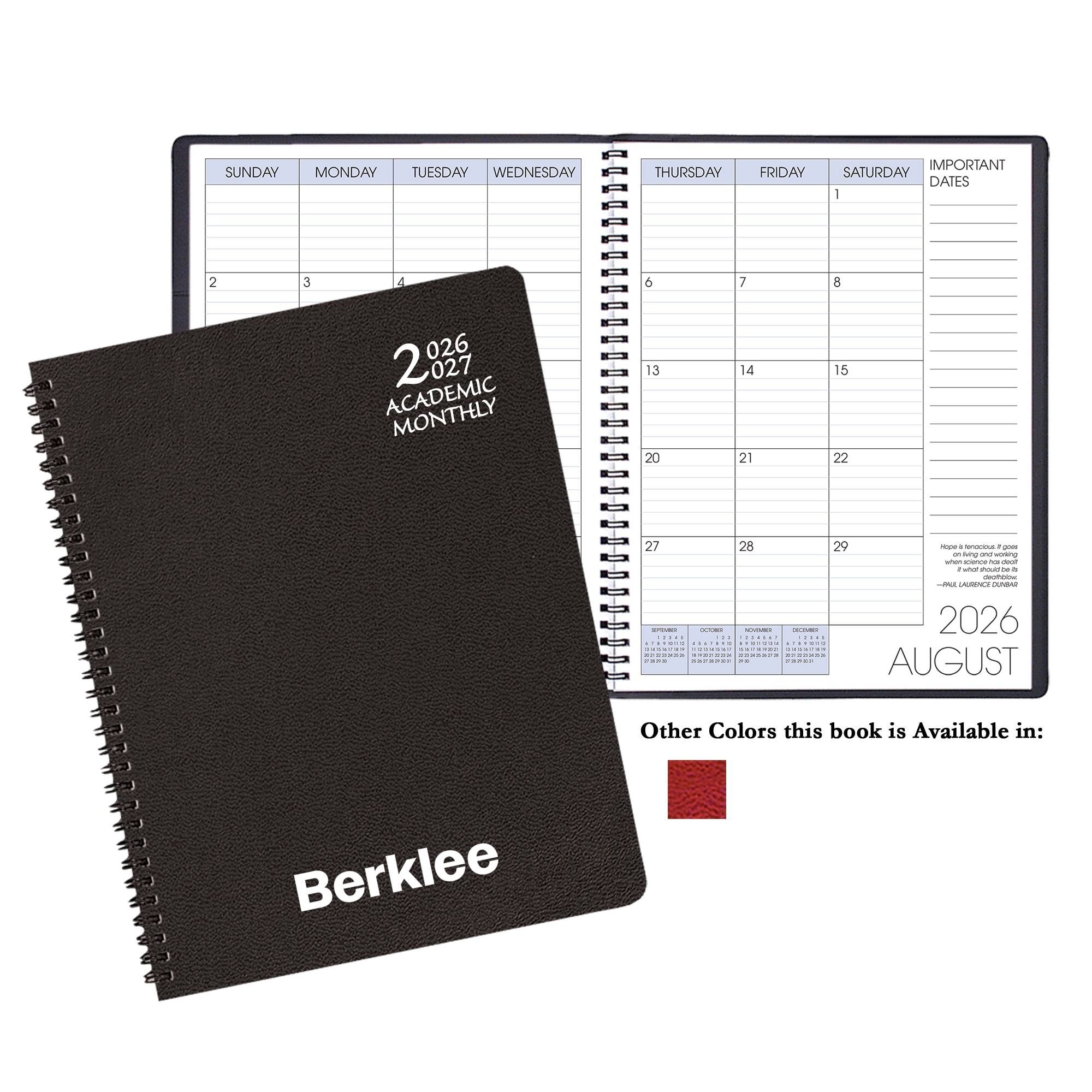 Payne '26-'27 Imprinted Academic Monthly Planner