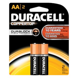 2 Pack of 1.5V AA Alkaline Batteries