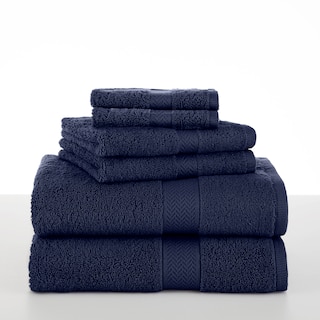 Martex Ringspun 6 Piece Midnight Bath Towel Set