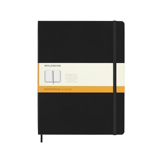 Moleskine Classic Notebook XL Ruled Sapphire Blue Hard Cover