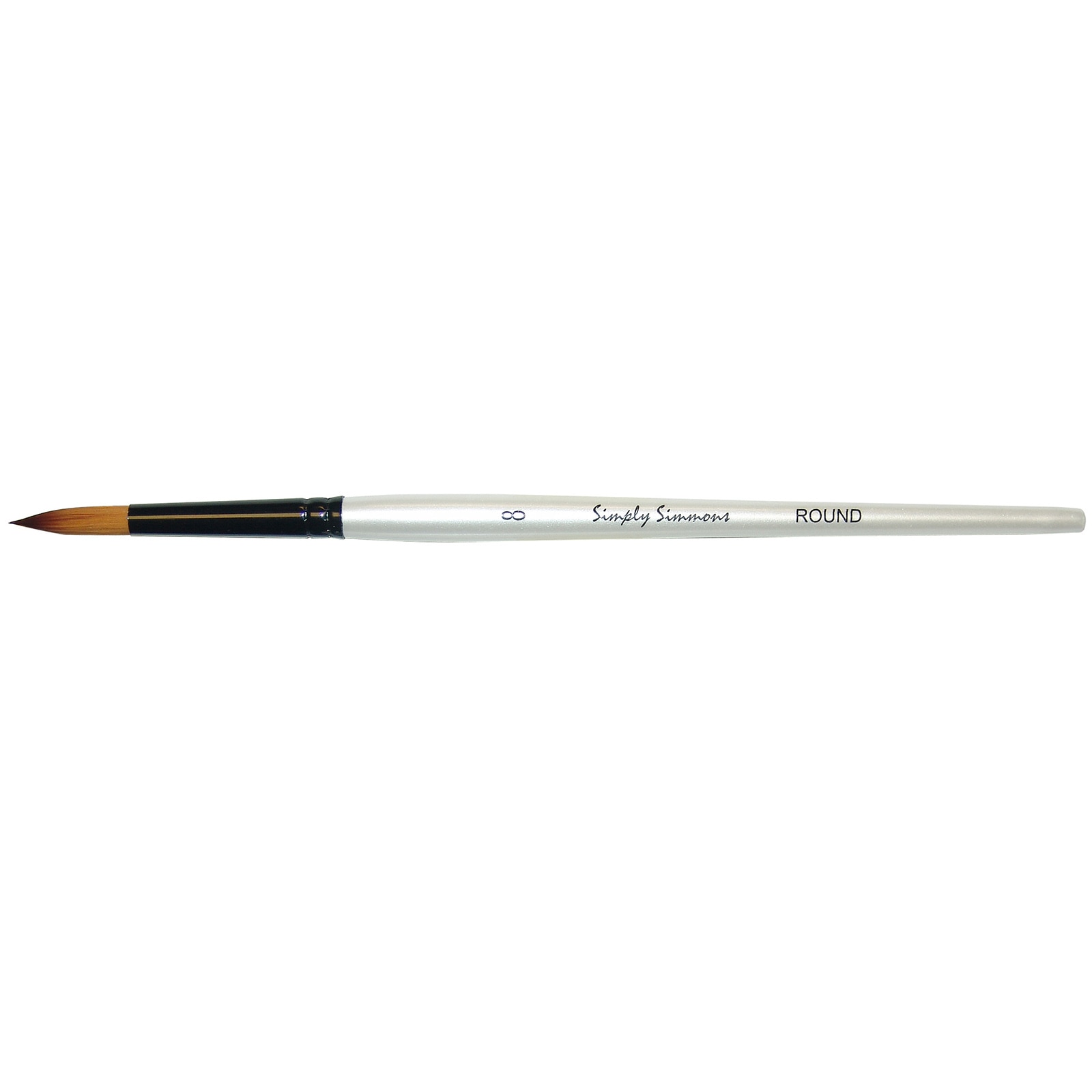 Robert Simmons Simply Simmons Short Handle Brush, Round, 8