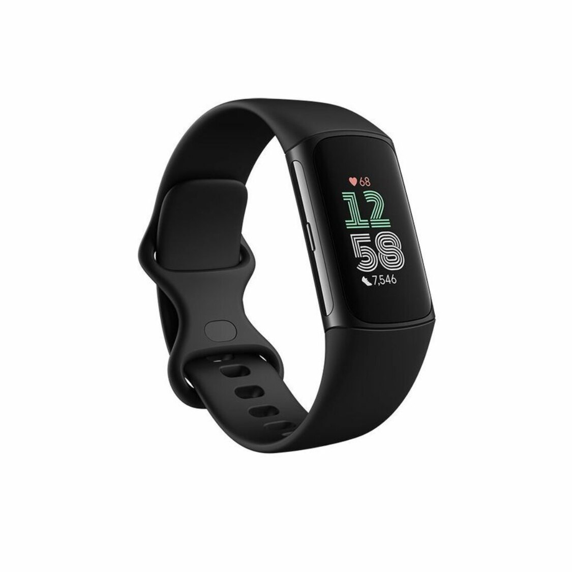 Fitbit Charge 6 Fitness Tracker – Black/Obsidian, Pre-Owned Good Condition With Charger