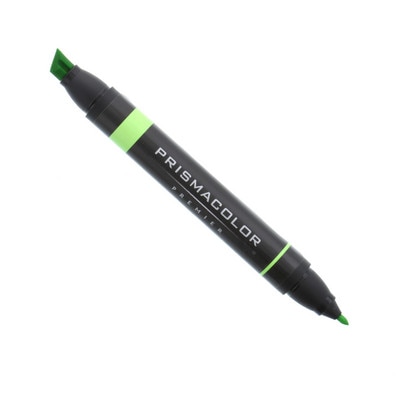 Prismacolor Premier Art Marker, Chisel/Fine, Spring Green