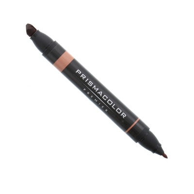 Prismacolor Premier Art Marker, Chisel/Fine, Sienna Brown