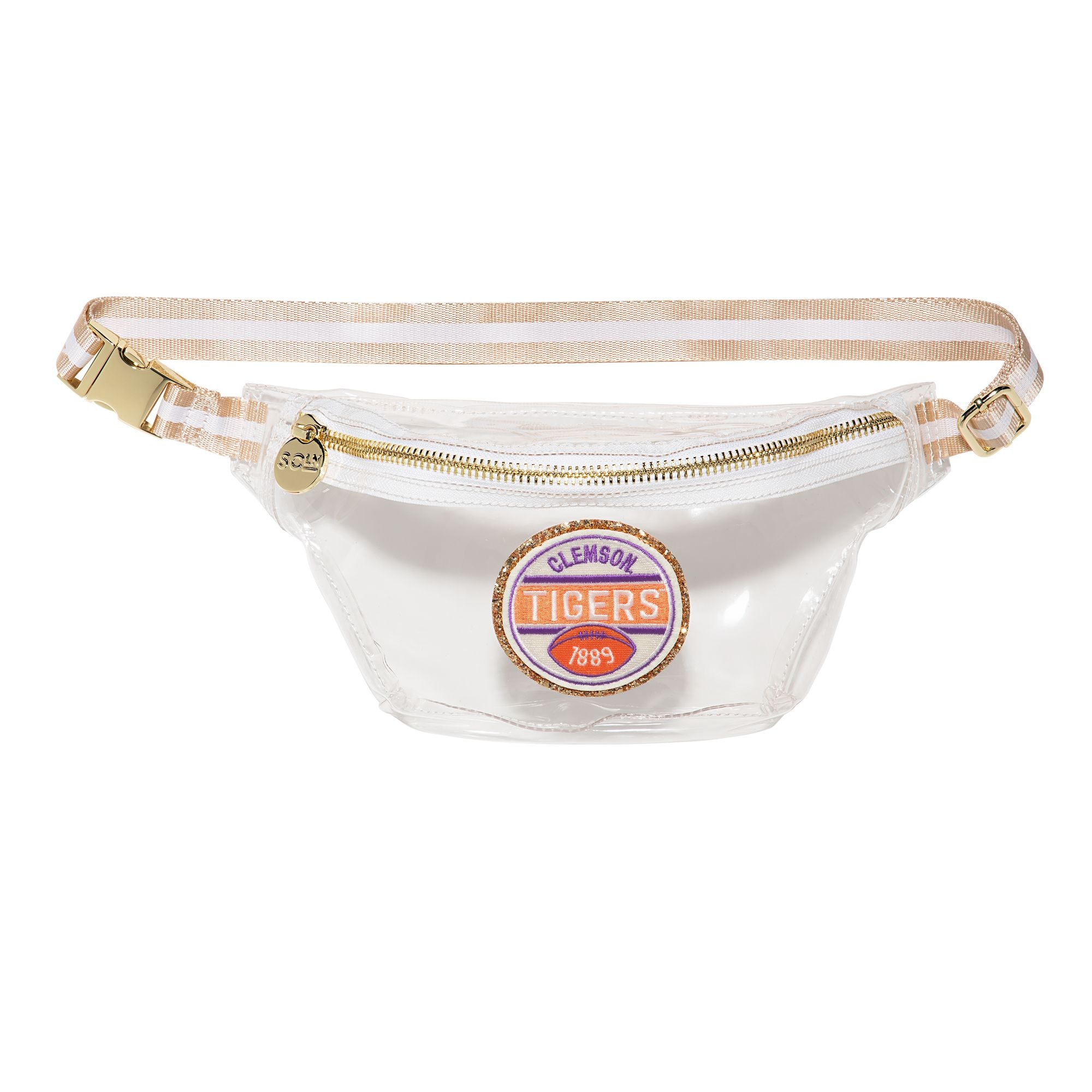 Clemson Tigers Clear Fanny Pack with Football Patch