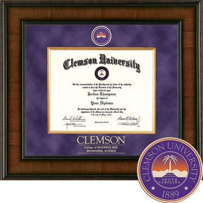 Church Hill Classics, 8.5x11, Presidential, Walnut, Bachelors, Masters, PhD, Business, Diploma Frame