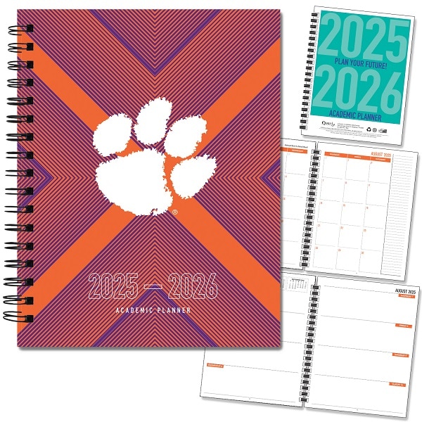 Spirit Mascot Hard Cover Imprinted Planner 25-26 AY 7x9