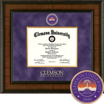 Church Hill Classics, 8.5x11, Presidential, Walnut, Bachelors, Masters, PhD, Diploma Frame