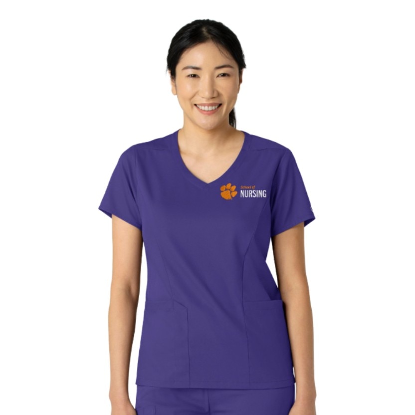 CU Women's Nursing Scrub Top