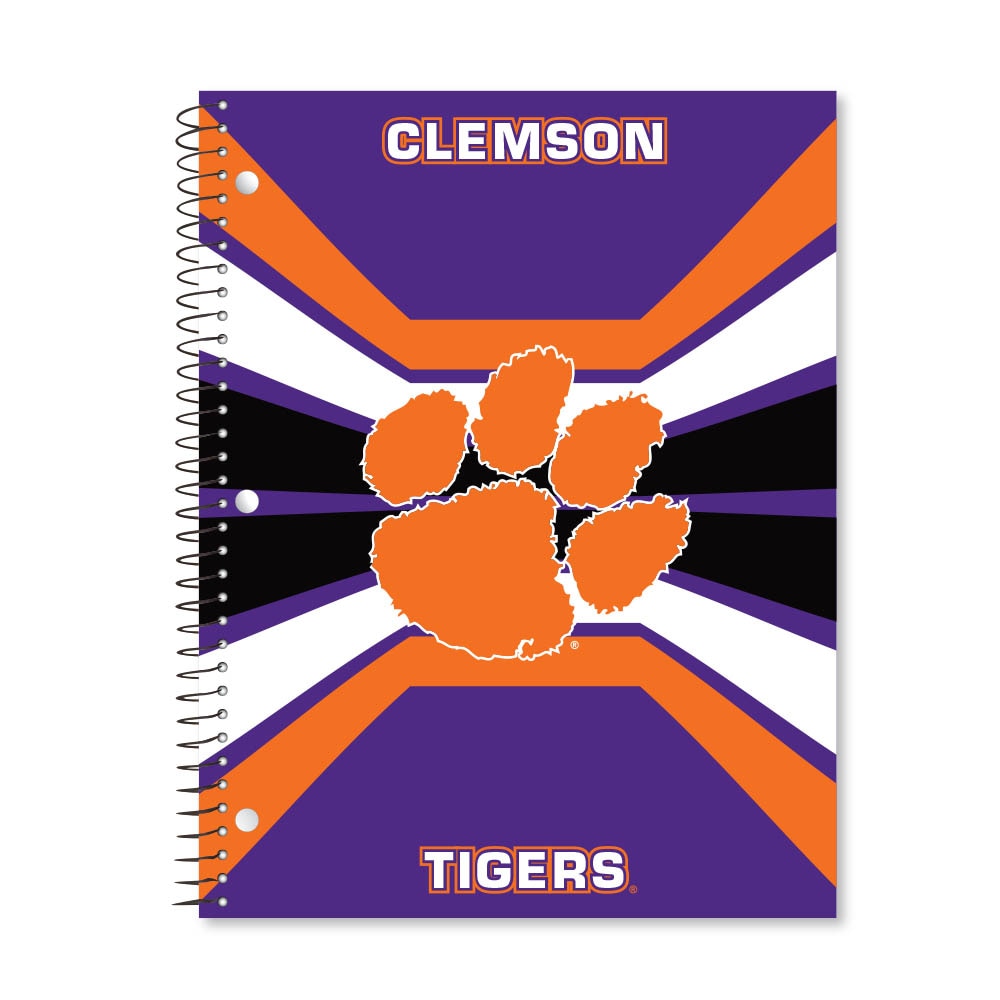 Digi Color Warp 1 Subject 11"x8.5" 70 Count College Ruled Spiral Notebook