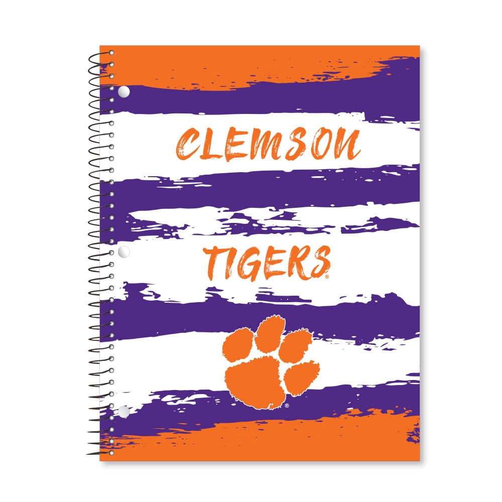 Digi Paint Strokes 1 Subject 11"x8.5" 70 Count College Ruled Spiral Notebook