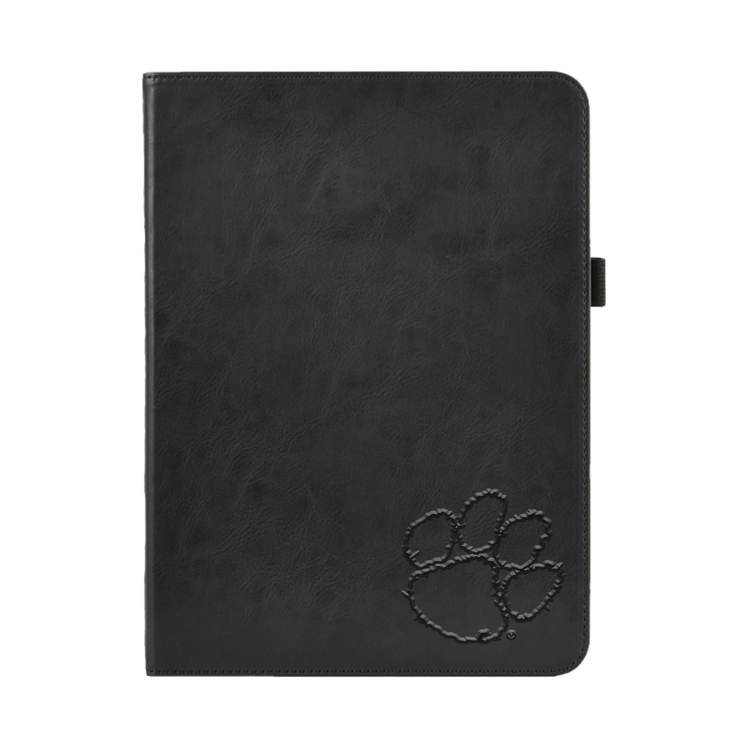 Clemson University V2 Black Leather Folio Tablet Case, Alumni V2 - iPad Air (4th gen)