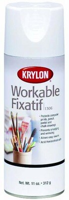 Krylon Workable Fixative - 11 oz Matte Spray Can