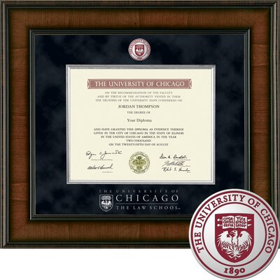 Church Hill Classics, Presidential, Law, Current 9"x12" Diploma Frame