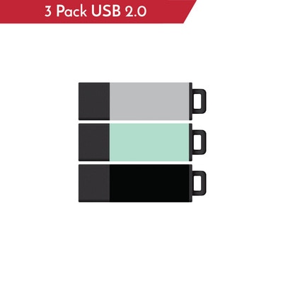 Centon 3 Pack Solid Colors