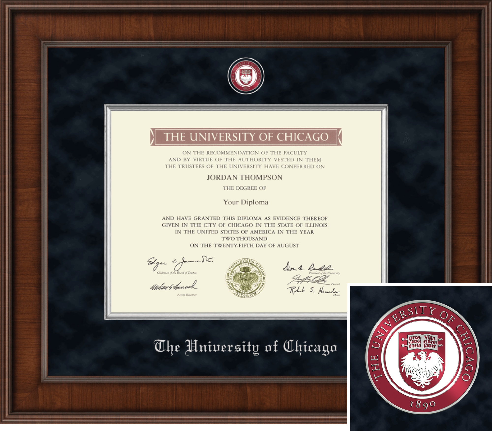 Church Hill Classics, Presidential, Current 9x12 Diploma Frame