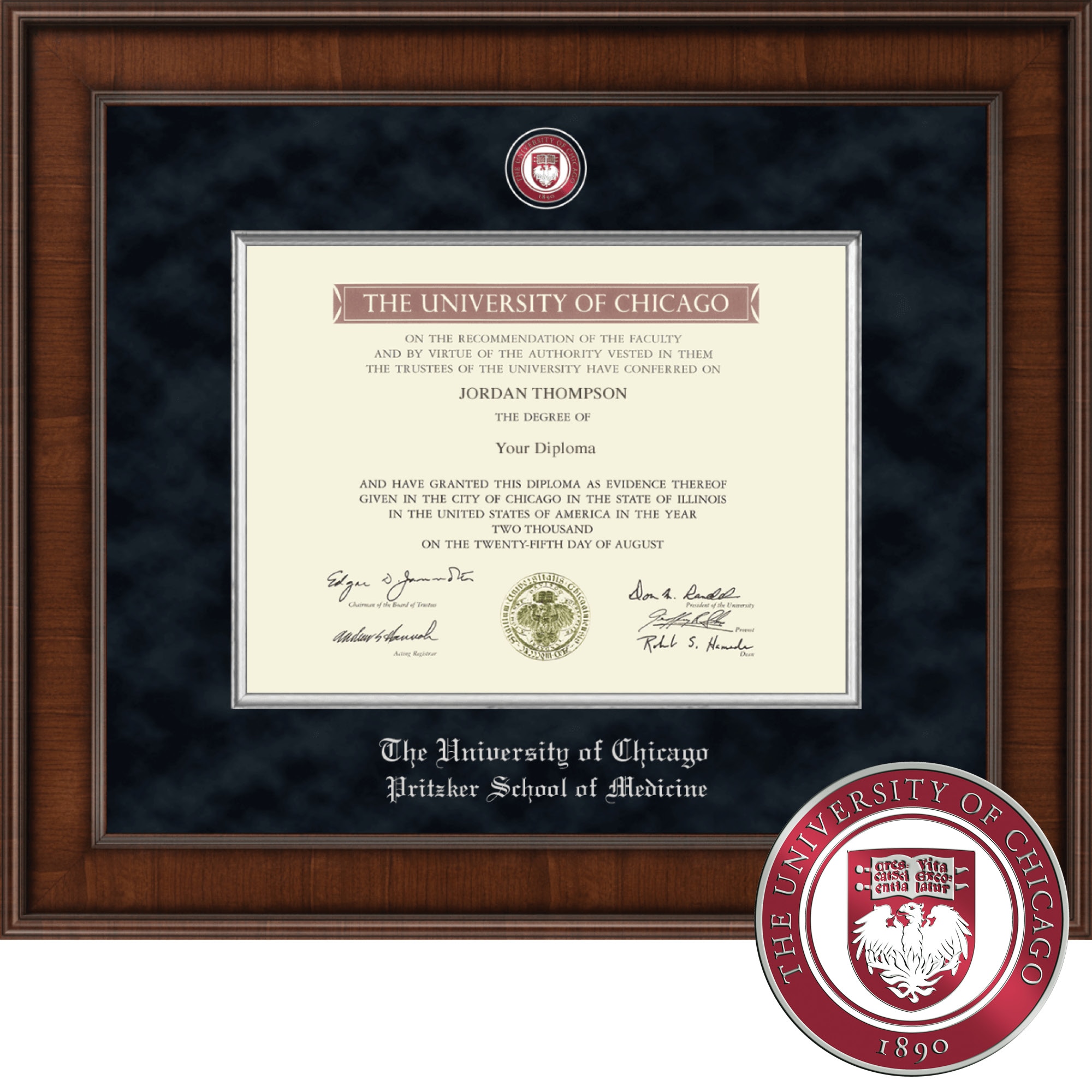 Church Hill Classics, Presidential, Medicine, Current 9x12 Diploma Frame