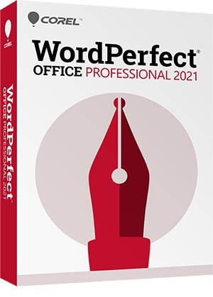 Corel WordPerfect Office 2021 Professional - 1 TIME PURCHASE