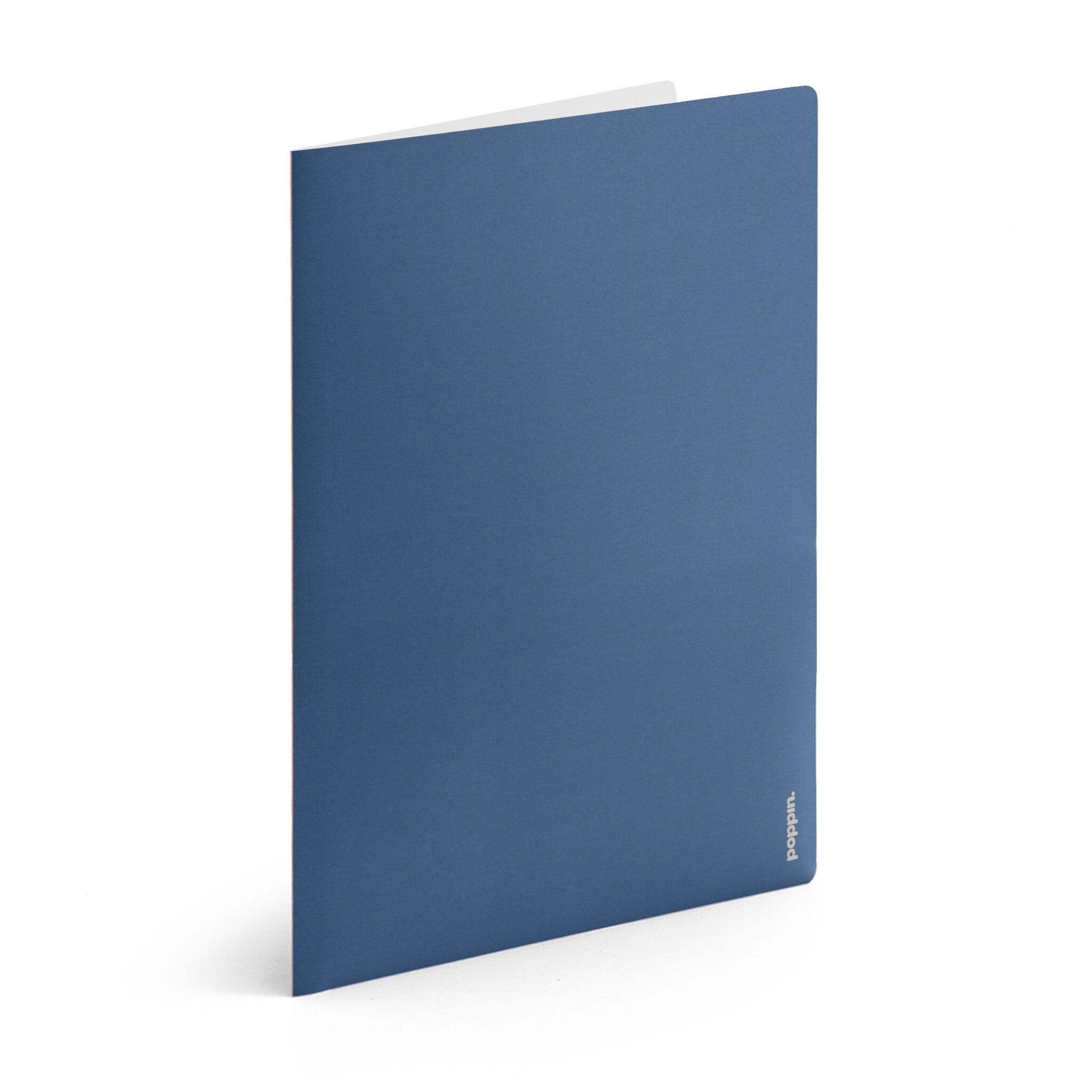 Poppin Slate 2 Pocket Poly Folder