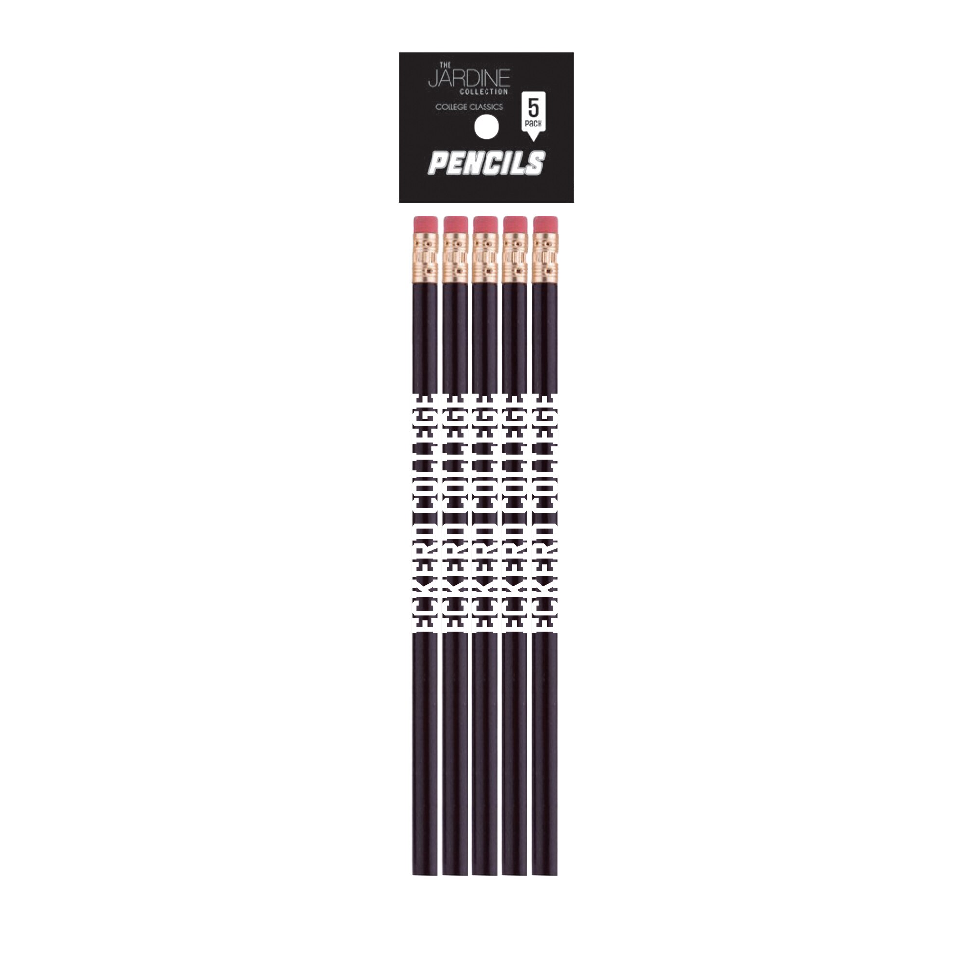 Emblematic Pencil 5pk School Name