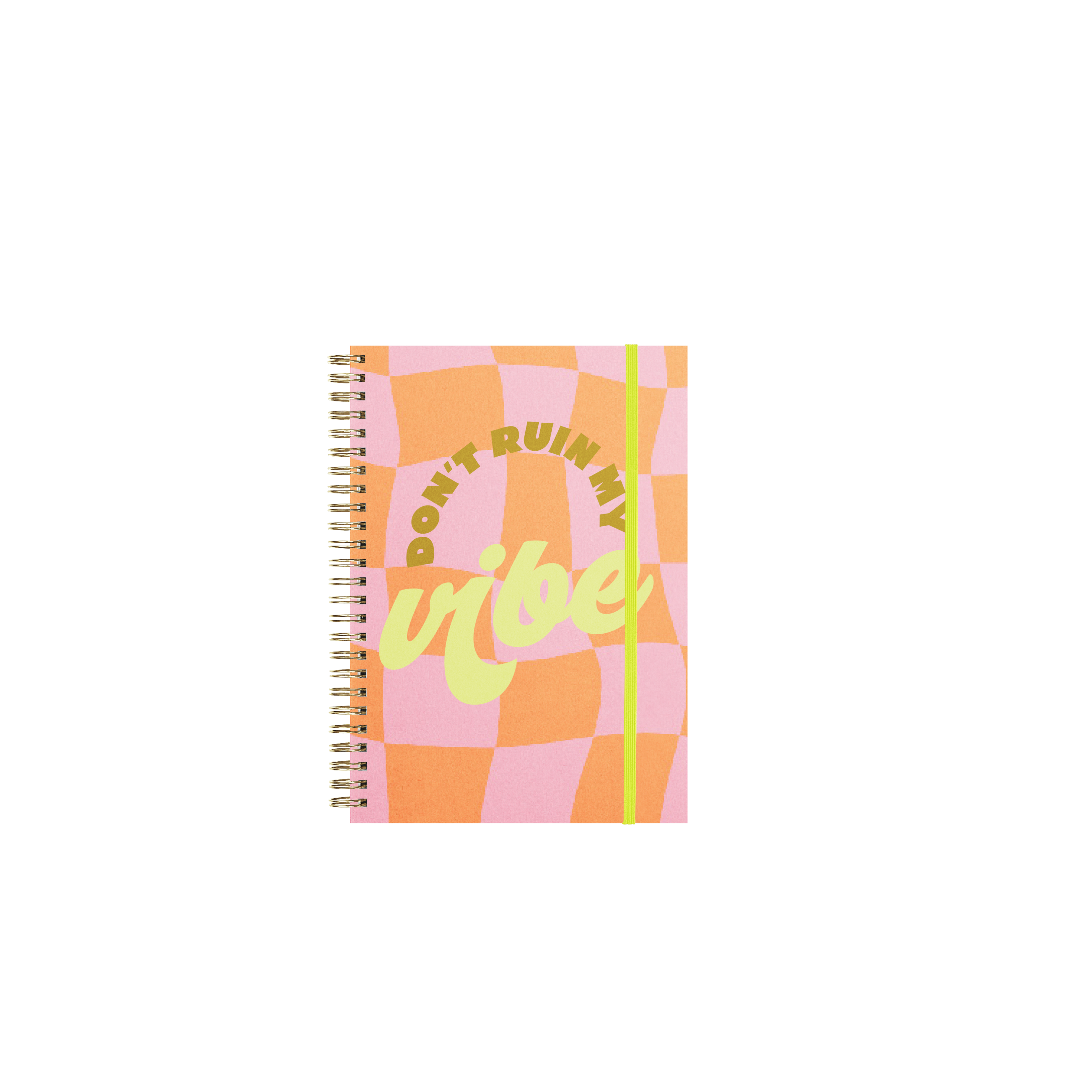 Talking Out of Turn Undated Perpetual Goal Getter Lite Planner, Small - Don't Ruin My Vibe