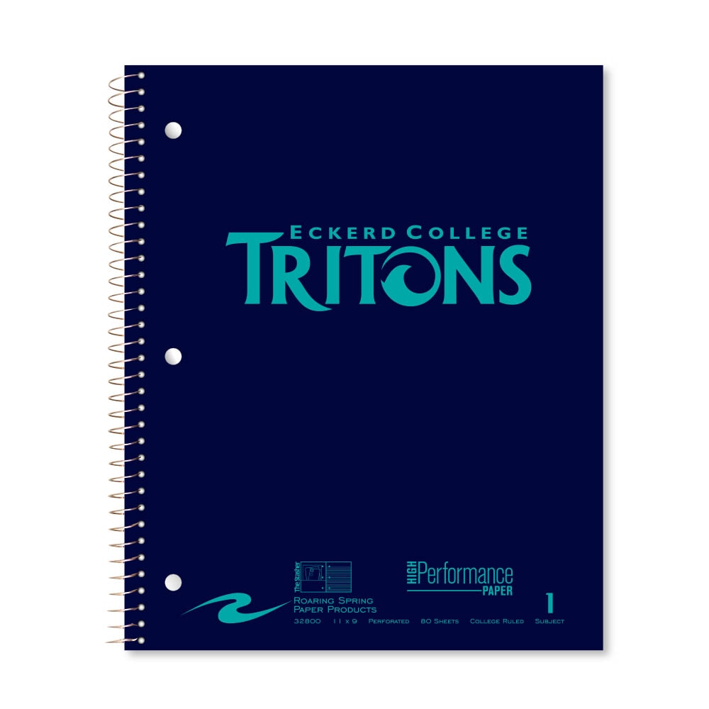 Roaring Premium 1 Subject Notebook, 8.5x11 College Ruled 20lb Paper, Pressboard Foil Cover