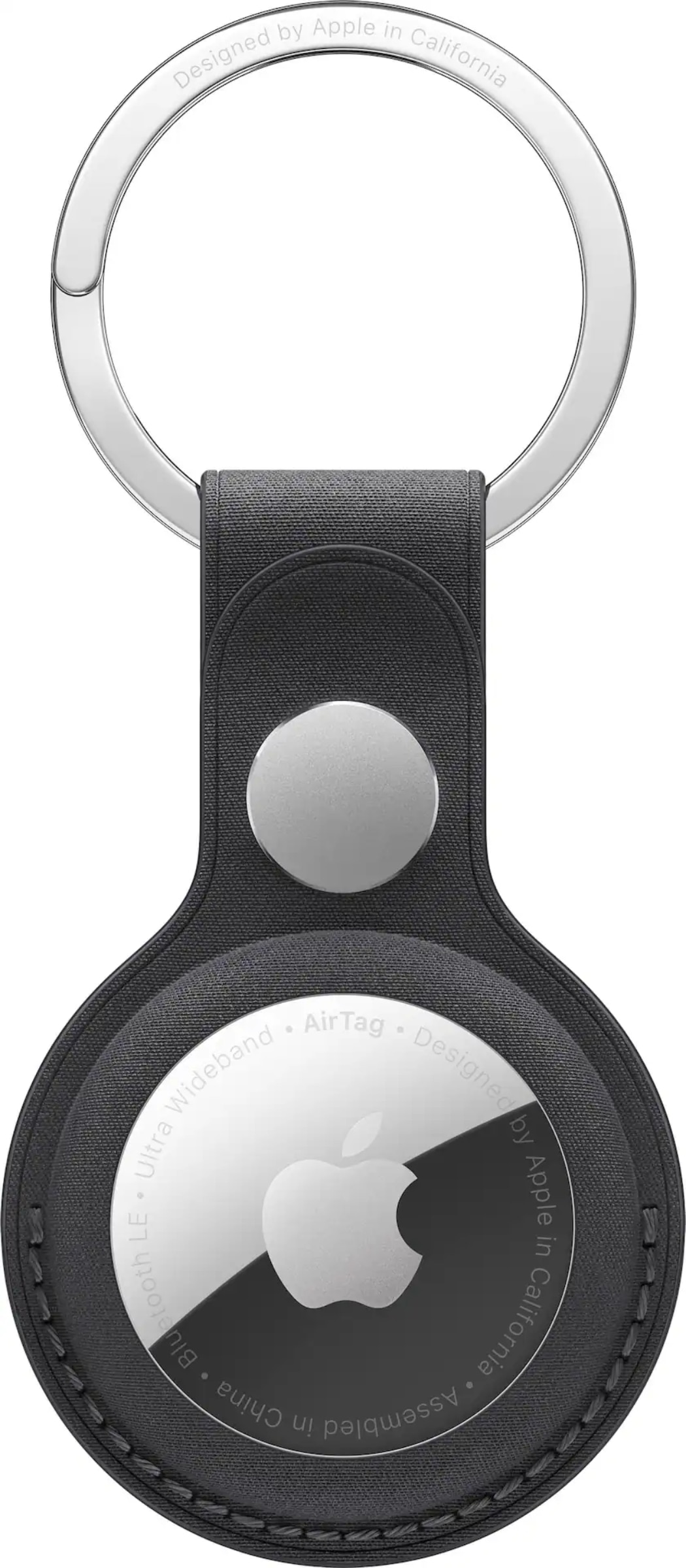 AirTag FineWoven Key Ring - Black