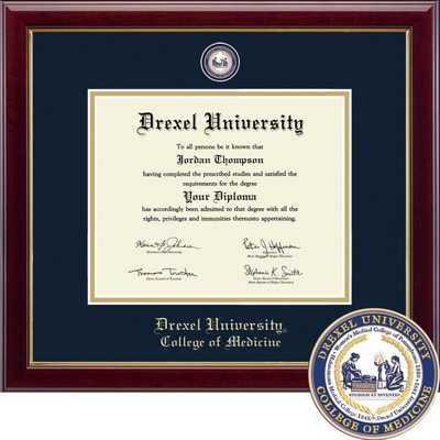 Church Hill Classics Masterpiece Diploma Frame - MS and PhD Degrees