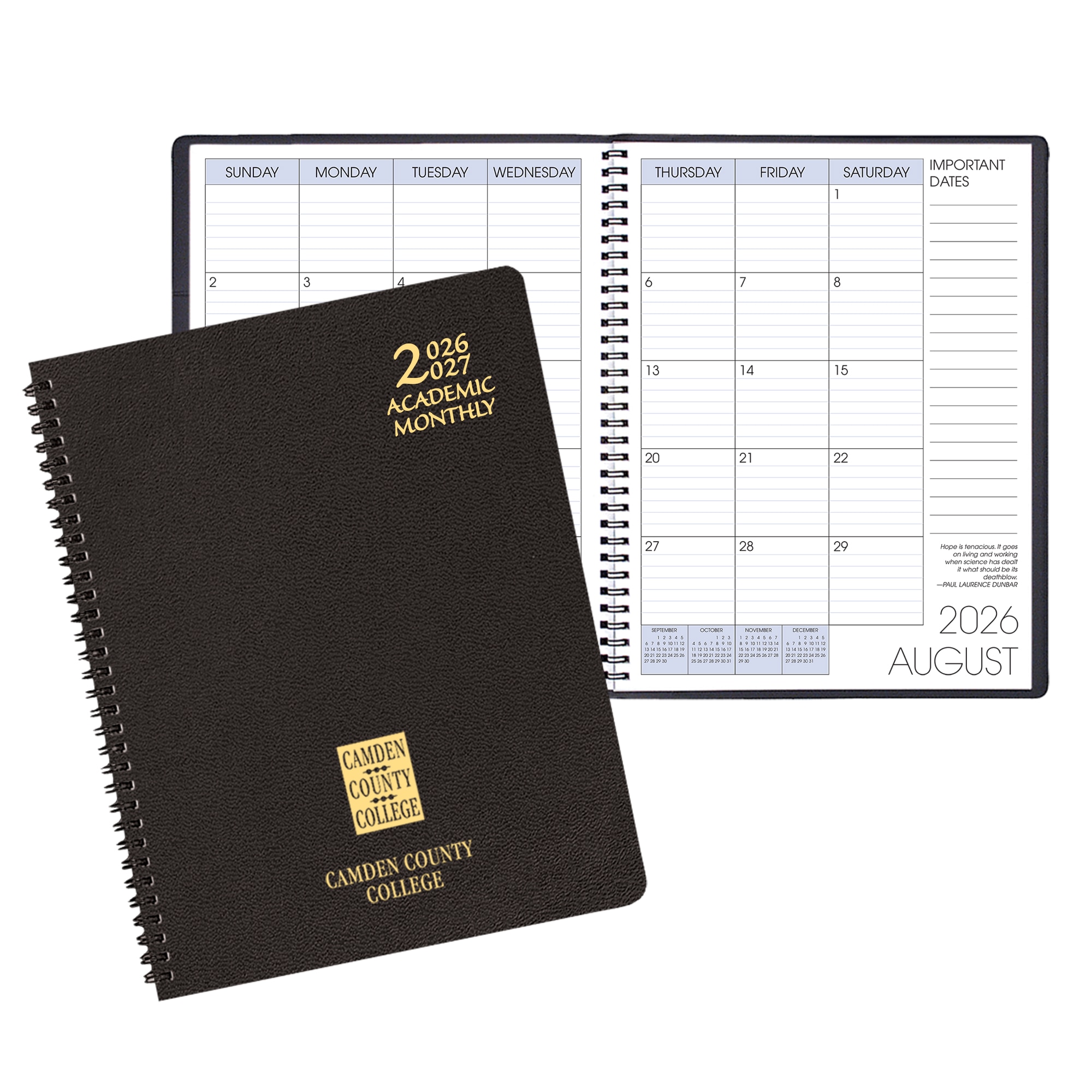 Payne '26-'27 Imprinted Academic Monthly Planner