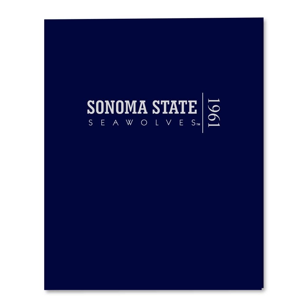 Roaring Twin Pocket Laminated Foil Portfolio 11 x 8.53
