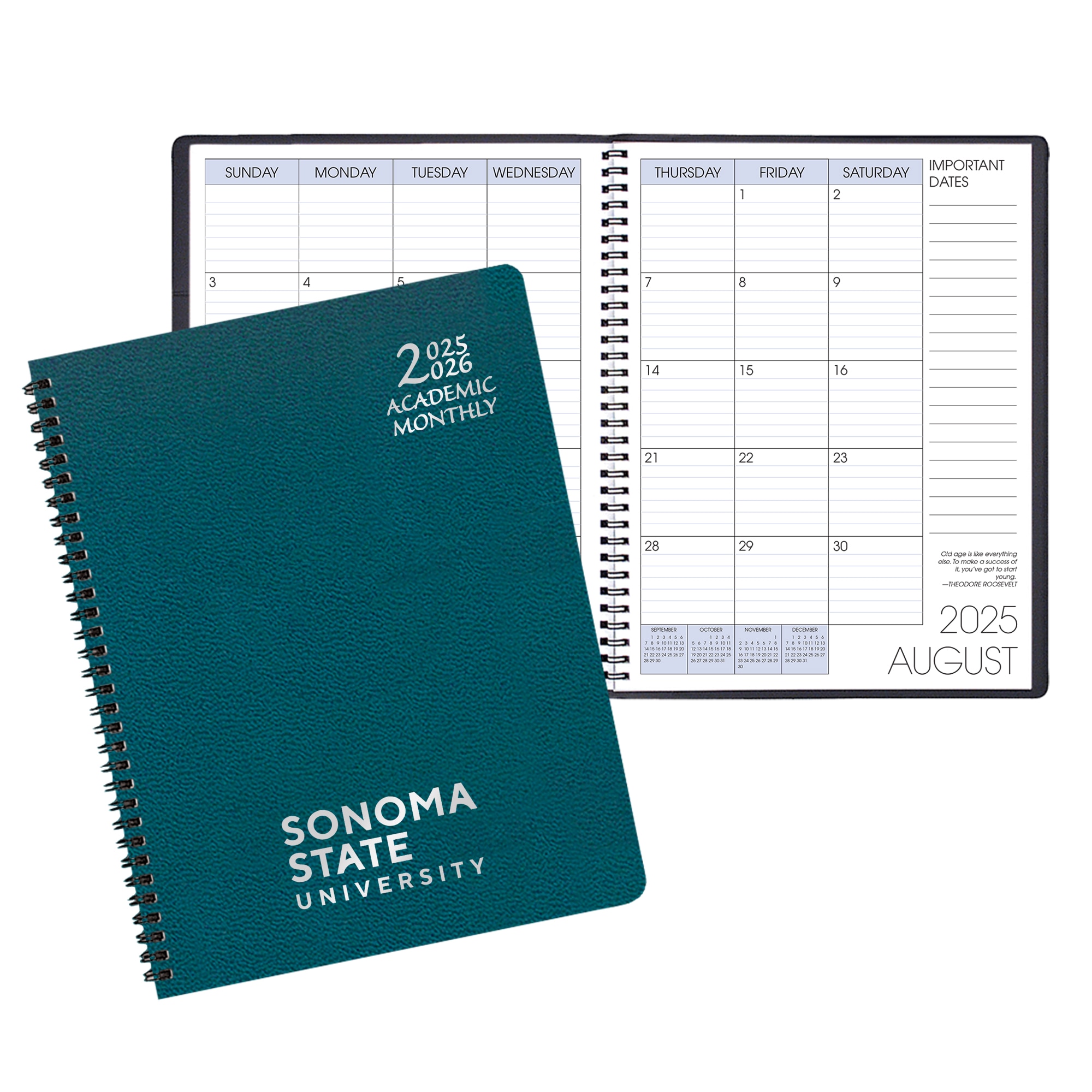 Payne 25-26 Imprinted Academic Monthly Planner 8.5"x11"