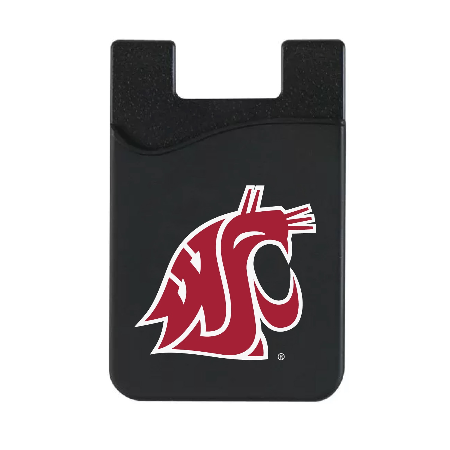 Washington State University Leather Wallet Sleeve (Top Load), Black, Classic