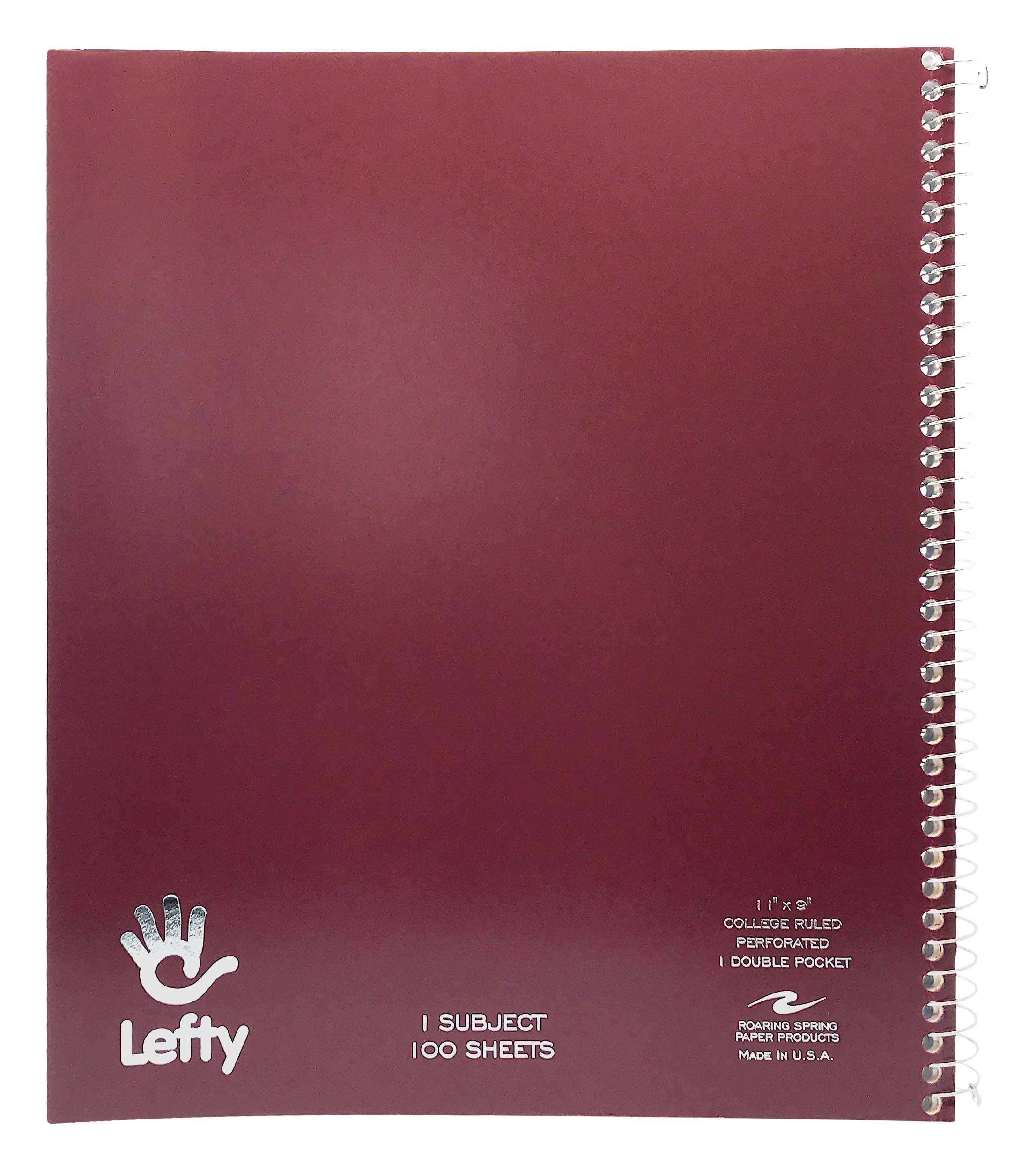 Lefty Notebook 1 Sub 11x8.5