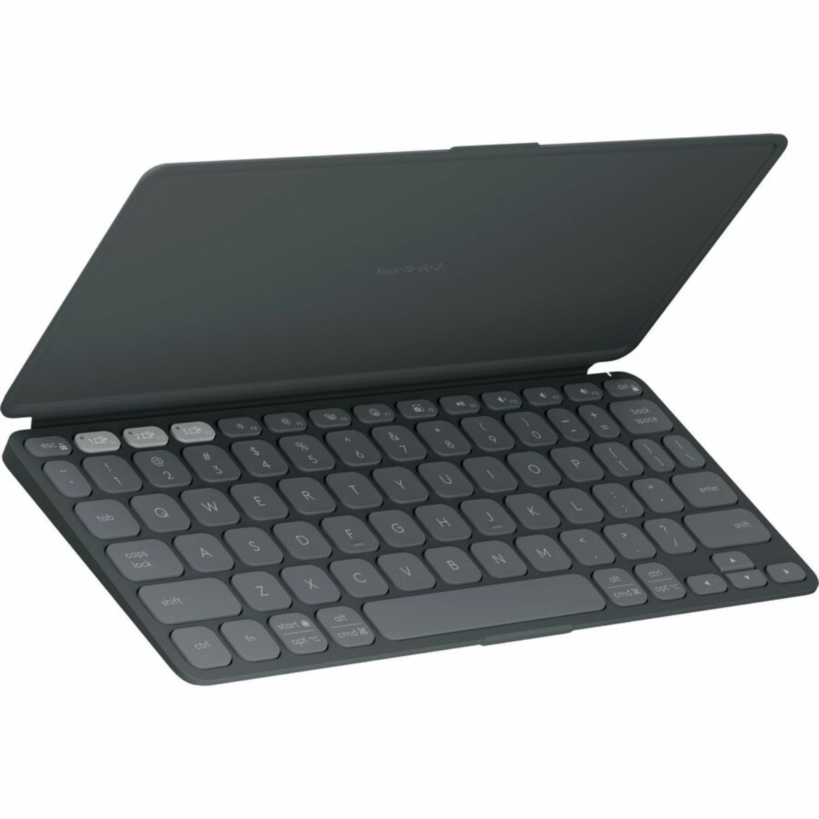 Logitech KEYS-TO-GO 2 Wireless Keyboard with Cover- Graphite