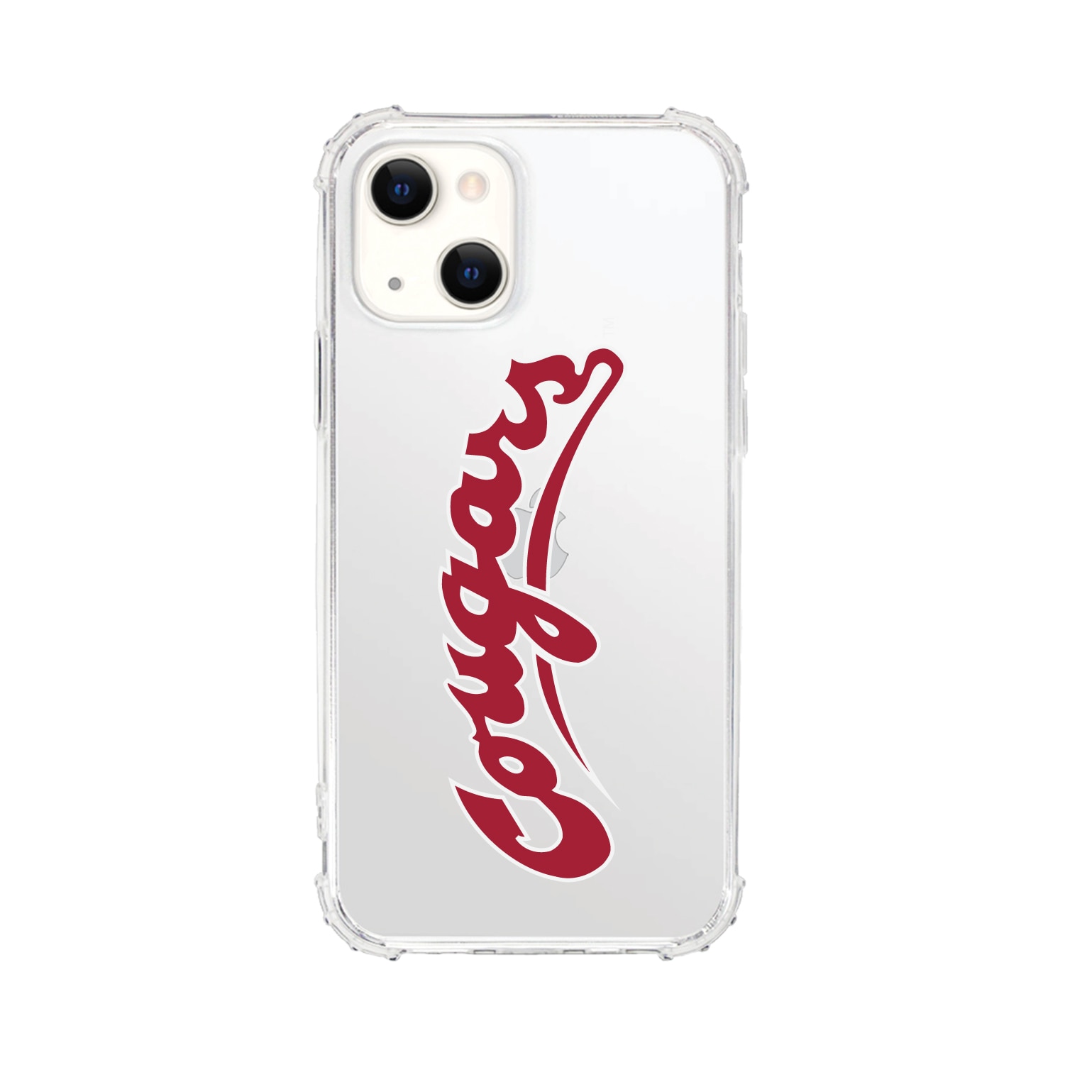 Washington State University- Clear Tough Edge Phone Case, Classic - iPhone 15