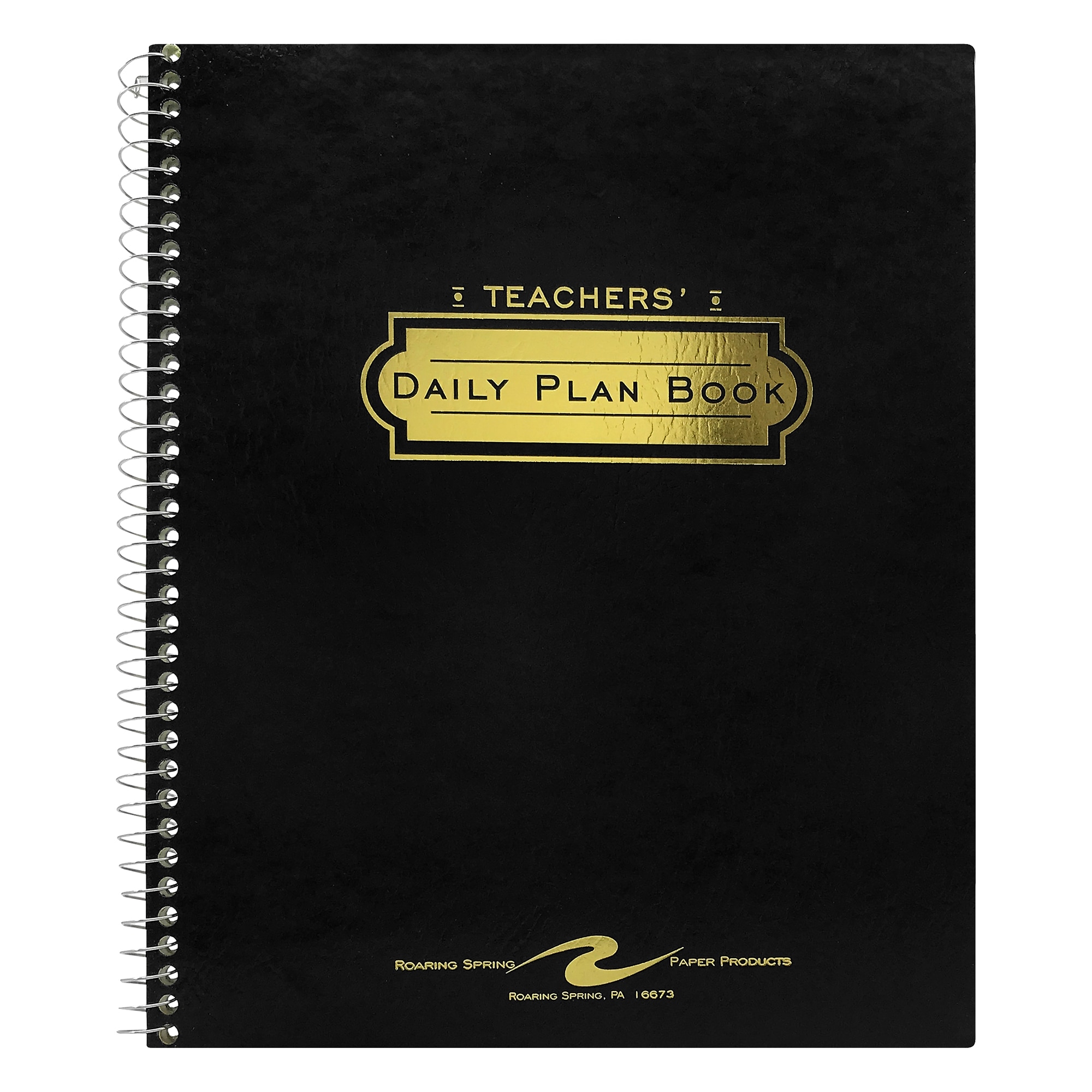 Roaring Spring Teachers Daily Plan Book 11 x 8.5 56 Sheets