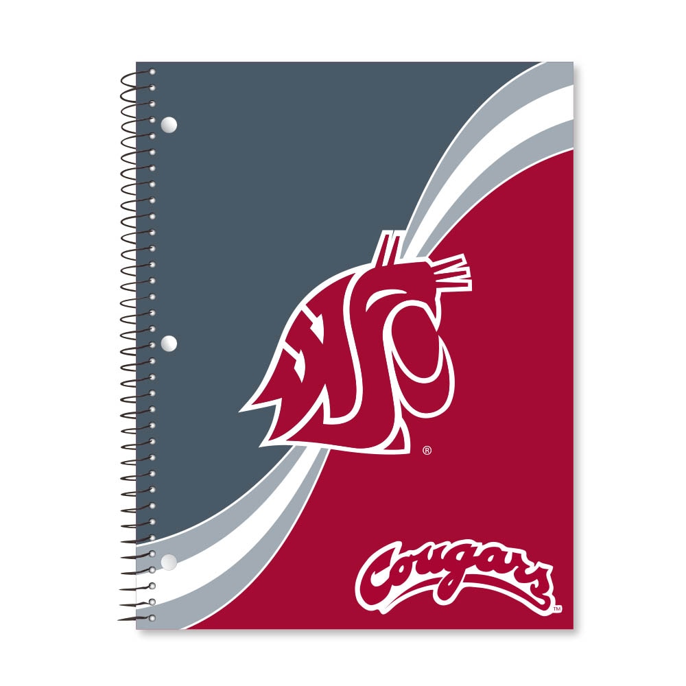 Digi Curve Divide 1 Subject 11"x8.5" 70 Count College Ruled Spiral Notebook