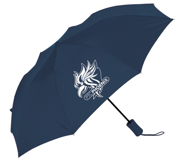 "The Victory" Solid Emblematic Umbrella Automatic Folding 42" Coverage