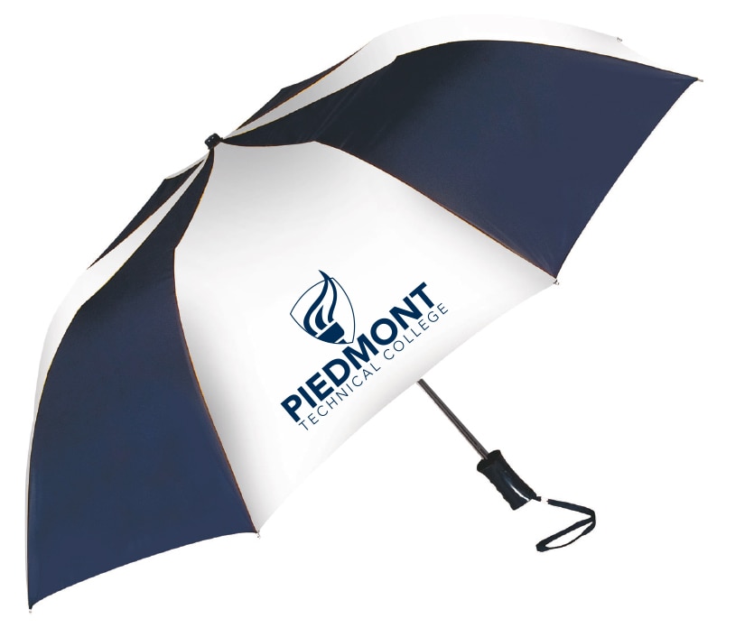 "The Sport" 2-Tone Emblematic Umbrella 48" Auto Folding
