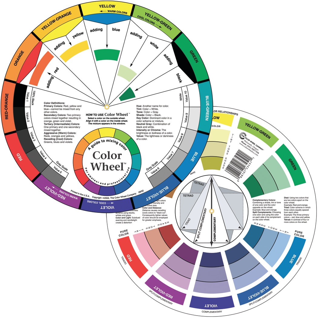 Color Wheel Co Color Wheel, English, 9-1/4" Diameter