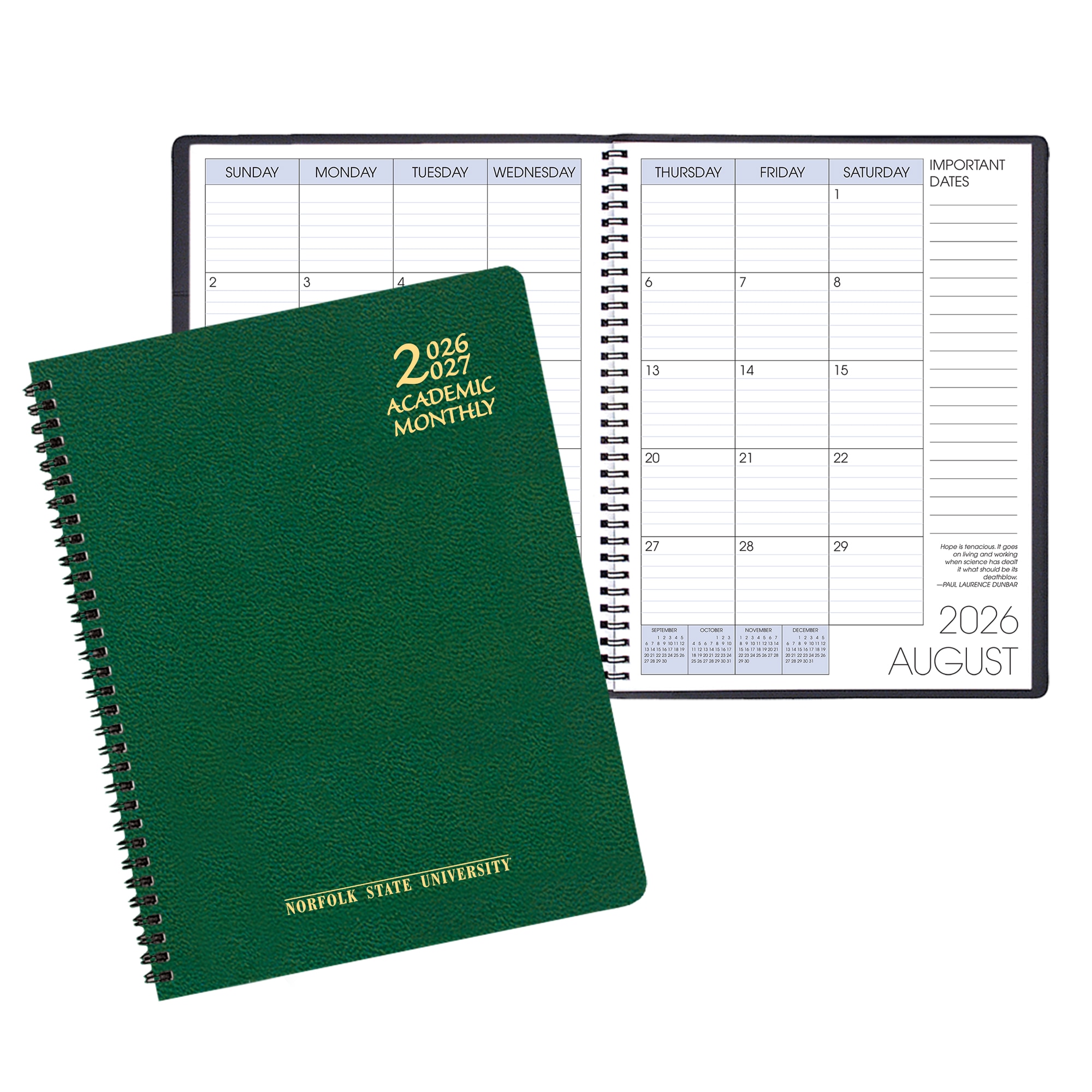 Payne '26-'27 Imprinted Academic Monthly Planner