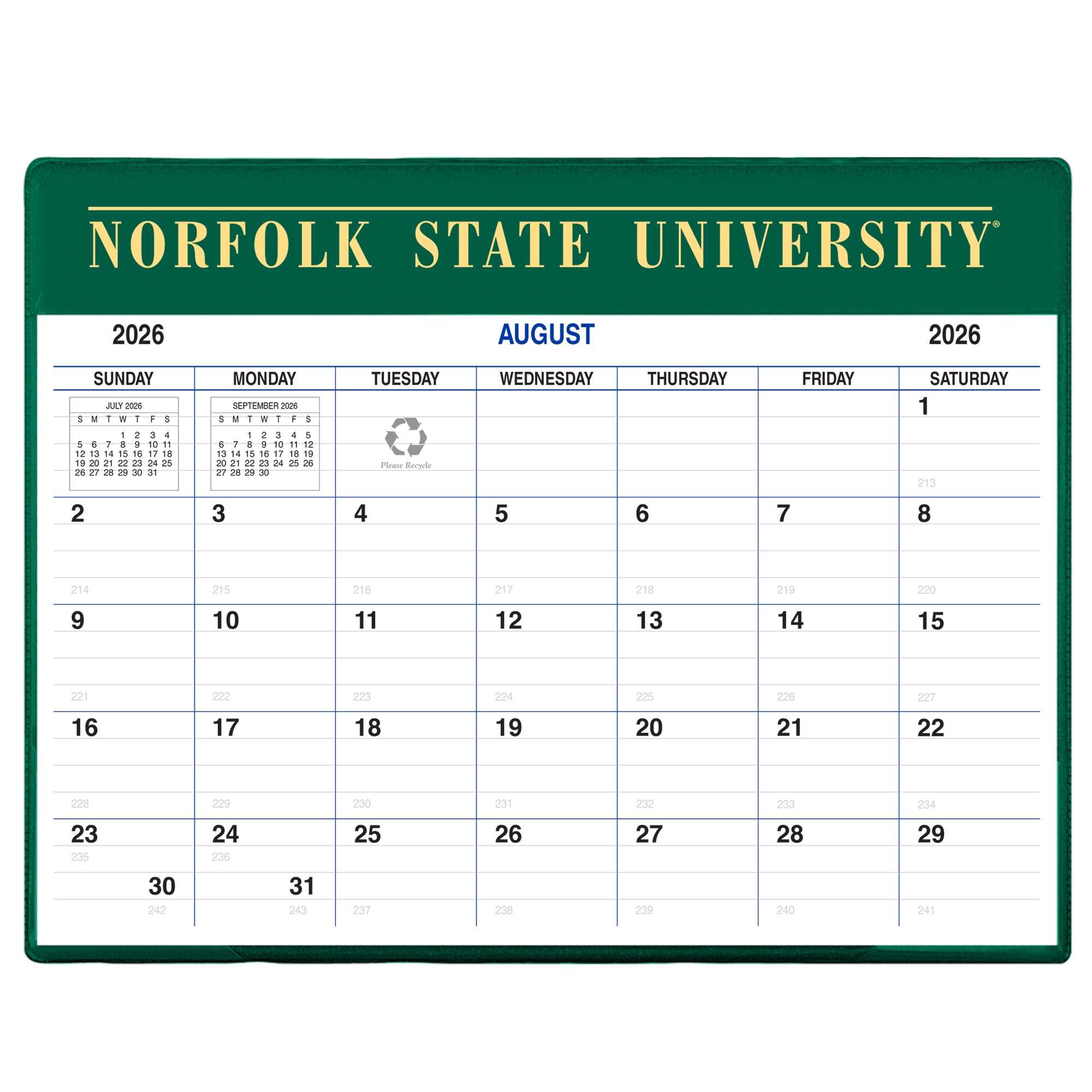 Payne '26-'27 Imprinted Academic Calendar Pad