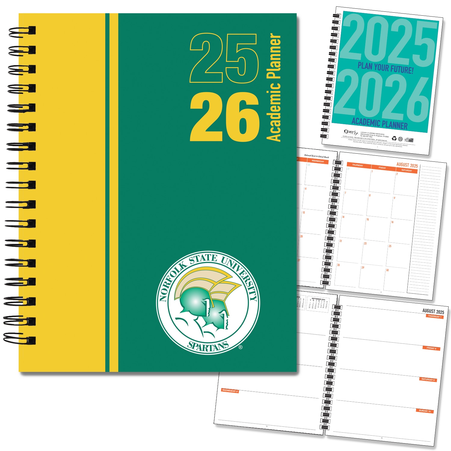 Traditional Primary Mark Hard Cover Imprinted Planner 25-26 AY 7x9